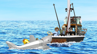 Illustration for article titled Jaws Lego Set